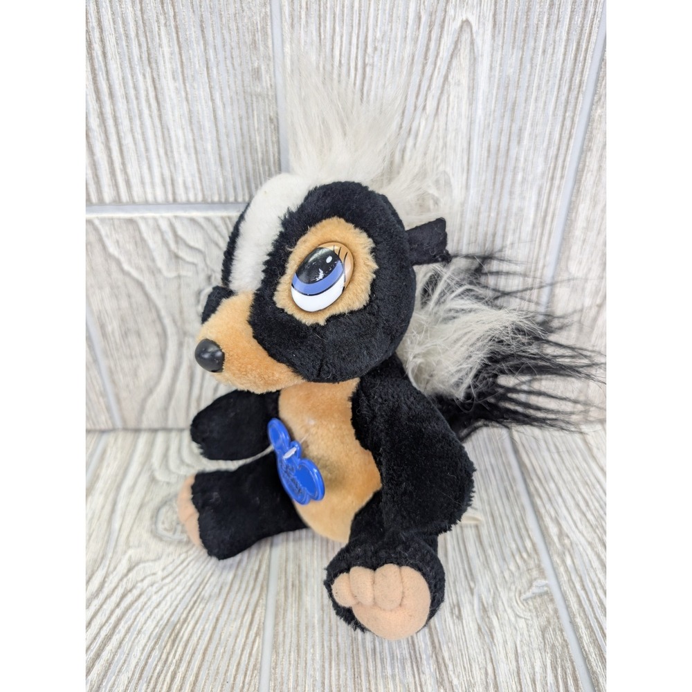 Vintage Bambi Flower the Skunk Plush Walt Disney Disneyland World Stuffed Animal